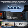 3100W Pur Sinus convertisseur 12v 220v, transformateur 12v 220v avec écran LCD, 4 Prise UE, Type C 30W, Charge Rapide USB 25W, 3 Ports USB