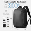 Sac à Dos Ordinateur Portable 15,6 Pouces Imperméable Sac à Dos Business | Fermeture Verrouillable Antivol Léger Sac à Dos Travail avec Double Port USB-A & USB-C pour Affaires Voyage et Université 25L