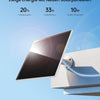Camera 3K Surveillance WiFi Extérieure Solaire sans Fil, 18x Zoom, Double Objectif, Enregistrement Vidéo Continu, 360°PTZ, Suivi Automatique, Détection 30m, Vision Nocturne, IP65, 2.4GHz