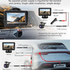 Caméra de Recul 1080P Voiture avec Écran LCD 4,3", Caméra de Recul en Deux Options d'alimentation, Étanche IP68, Vision Nocturne Exceptionnelle, DIY Instructions de Montage, Facile à Installer