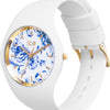 Ice-Watch - ICE blue White porcelain - Montre blanche pour femme avec bracelet en silicone