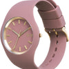 Ice-Watch - ICE glam brushed Fall rose - Montre rose pour femme avec bracelet en silicone