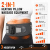Ceinture chauffante pour le dos, coussin chauffant, masseur sans fil avec 5 modes de massage et 5 niveaux de chaleur, batterie 2000 mAh, arrêt automatique, pour soulager les maux de dos