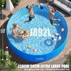 Piscine Tubulaire Ronde, Piscine Hors Sol, Piscine Metal Frame Épaissi, Facile à Ranger Piscine Pliable pour Enfants et Adultes, Piscine Frame Tubulaire Robuste pour Jardin, 228 x 228 x 50 cm