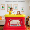 Maison gonflable 3 en 1 pour tout-petits de 1 à 3 ans, piscine à balles et trampoline, maison gonflable avec filet de sécurité, intérieur et extérieur, aire de jeux pour bébé