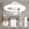 Ventilateur de Plafond avec Lumière et Telecommande, RGB 16 Couleurs Lampe Ventilateurs Plafond avec Douille E27, 28CM Petit Silencieux Plafonnier Ventilateur LED pour Chambre, 3 Vitesses