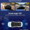 Dashcam Rétroviseur 1080P Avant et Arrière, Écran 9,7 Pouces Caméra Embarquée pour Enregistrer les Trajets, Renforcer la Visibilité et Faciliter les Manœuvres Quotidiennes en Voiture