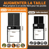 Porte Automatique Poulailler - Grande avec Minuterie du Matin/Soir, Porte Poulailler Automatique en Alliage d'aluminium, Porte Poulailler Anti-pincement Fonctionne à Piles
