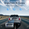 Dashcam 4K Voiture Avant Arrière, Wi-FI Caméra Voiture, Grand Angle 170° G-Capteur, Caméra Embarquée Voiture avec Mode Stationnement 24H, Vision Nocturne, Enregistrement en Boucle