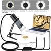 Microscope Numérique 1080P Mostanne, Grossissement 50-1000X, Microscope USB Portable avec Support Réglable, Compatible avec iPhone, Android, Mac et PC Windows
