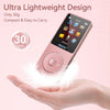 Lecteur MP3 64Go Bluetooth 5.3 Portable avec Touches Physiques | 30g ultra léger, écran 1,8", jusqu'à 80h de lecture, extension MicroSD 128Go pour musique au quotidien