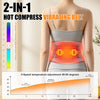 Ceinture Chauffante Lombaire avec 9 Modes de Massage, 5 Niveaux de Chaleur, 4000 mAh Batterie, Ceinture Chauffante Dos Sans Fil, pour Détendre les Lombaires, Abdominales