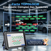 Mucar 892BT Pro Valise Diagnostic Auto avec Cartographie Topologique, AI Version Professionnelle 892BT, Assisté par IA, J2534 Protocole, 4000+ Tests Actifs, Codage ECU, 35+ services, Gratuit à Vie