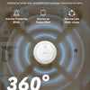 Détecteur de Fumée WiFi Intelligent EN14604, Batterie 5 Ans, Sirène 85 DB, Alarme Incendie Synchronisée Via Hub Zigbee (sans WiFi), Commande Via App, Alertes à Distance, Lot de 3 (Hub Inclus)