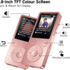 Lecteur MP3 32Go Bluetooth 5.3 - Baladeur Portable 37g avec Boutons Physiques, Haut-Parleur, Radio FM, Enregistreur Vocal, Extension 128 Go Max, Idéal pour Sport, Voyage, Enfants (Écouteurs Inclus)