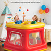 Maison gonflable 3 en 1 pour tout-petits de 1 à 3 ans, piscine à balles et trampoline, maison gonflable avec filet de sécurité, intérieur et extérieur, aire de jeux pour bébé