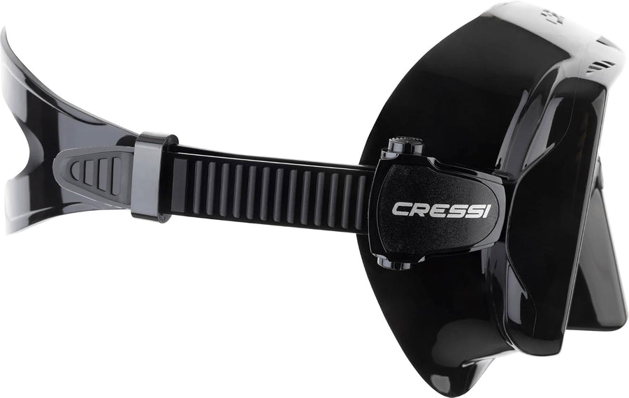 CRESSI Depuis 1946 - Masque SF1 - Set Masque Carré sans Monture avec Verre Trempé pour la Plongée en Apnée et Le Snorkeling, Taille Unique Unisex