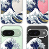 Coque pour Google Pixel 9 & 9 Pro - Housse Fine Transparente Antichoc en TPU + PC [Protection Contre Les Chutes de 2 m/Anti-Pelage] - Art de Collage Vintage
