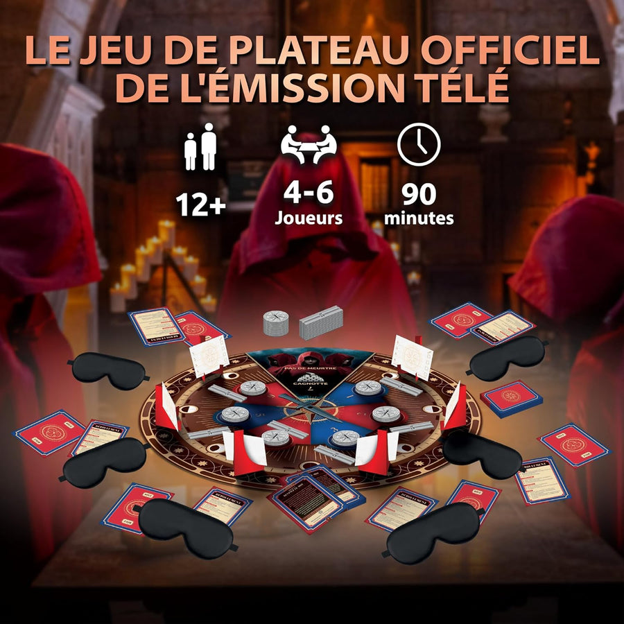 Les Traîtres Jeu de Société, Jeu de Déduction Sociale et Stratégie Inspiré de l'émission TV, Jeu de Bluff et Trahison avec Missions et Rôles Cachés, Soirée Jeux, 4 à 6 Joueurs, Dès 12 Ans