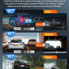 VANTRUE N4S Dashcam Voiture 3 Canaux 2.7K+2.5K+2.5K Avant Intérieur Arrière STARVIS 2, HDR, Vision Nocturne IR, WiFi 5GHz, GPS, Commande Vocale Français, Pré-enregistrement 15s, Compatible 1To, N4SRC18