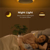 Plafonnier LED avec veilleuse 24W, 3 CCT, rond Ø30cm Blanc | Lampe à panneau plat pour chambre, chambre d'enfant, couloir, cuisine, avec veilleuse 4W et 3 couleurs chaud, neutre et froid