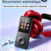 Lecteur MP3 64Go avec Bluetooth 5.3, Haut-Parleur intégré, Bouton Physique lecteur de musique portable, qualité sonore HiFi, fonction d'enregistrement radio FM,Carte mémoire extensible jusqu'à 128 Go