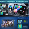 Autoradio Android 4G+64GB pour VW Seat Altea Toledo Leon Skoda Fabia Passat Radio CarPlay Android Auto sans Fil, 9 Pouces Écran Tactile Radio 2 DIN GPS, WiFi, DSP FM/RDS Bluetooth+ Caméra