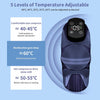 Appareil Massage 3 En 1, 4 Moteurs à Vibration, 5 Niveaux de Chaleur (40-60℃) Masseur de genou sans fil avec chauffage en graphène, masseurs électriques