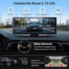 Écran CarPlay sans Fil 10,26" pour Voiture, CarPlay & Android Auto Compatible Avec les Commandes au Volant, Mirror Link et AirPlay,Bluetooth, l'Égaliseur, la Commande Vocale,l'Entrée AUX/FM