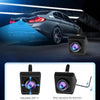 Kit Caméra de Recul HD 4.3 Pouces avec Caméra Rotative, Camera de Recul avec Étanchéité IP68 Vision Nocturne Super Grand Angle Ligne de Recul, Câble de 8M, 12-24V pour Berlines SUV