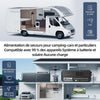 3100W Pur Sinus convertisseur 12v 220v, transformateur 12v 220v avec écran LCD, 4 Prise UE, Type C 30W, Charge Rapide USB 25W, 3 Ports USB