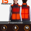 Gilet chauffant pour femme, taille M, avec batterie de 16 000 mAh