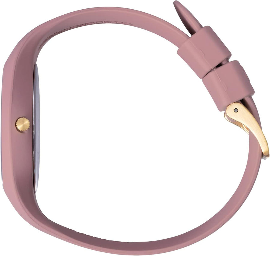 Ice-Watch - ICE glam brushed Fall rose - Montre rose pour femme avec bracelet en silicone