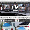 Caméra de Recul 1080P Voiture avec Écran LCD 4,3", Caméra de Recul en Deux Options d'alimentation, Étanche IP68, Vision Nocturne Exceptionnelle, DIY Instructions de Montage, Facile à Installer