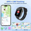 Montre Connectée Enfant GPS 4G, Montre Intelligente Pour Enfants Fille Garçon avec Appels/Vidéo/Voix Chat, SOS, WiFi, Mode École, Réveil, Podomètre, Jeux, Montre Telephone Enfant