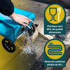 Porte-Eau Douce avec Chariot 40L – Réservoir d'eau Peu encombrant pour caravanes et Camping-Cars sans BPA – Compatible avec Flexipipes