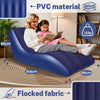 Fauteuil Gonflable, Canapé Gonflable à Surface Floquée, Canapé Gonflable Portable pour Adultes, Canapé-lit Double, Chaise Gonflable pour Camping, Fauteuil Gonflable pour Intérieur et Exterieur