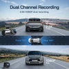 Dashcam 4K Voiture Avant Arrière, Wi-FI Caméra Voiture, Grand Angle 170° G-Capteur, Caméra Embarquée Voiture avec Mode Stationnement 24H, Vision Nocturne, Enregistrement en Boucle