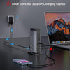Docking Station DisplayLink Triple 4K60Hz HDMI,2DP pour ordinateur portable avec, pour M1~M5 Mac/Windows,Compatible avec MacBook Neo(Pas de chargement d'ordinateur portable)