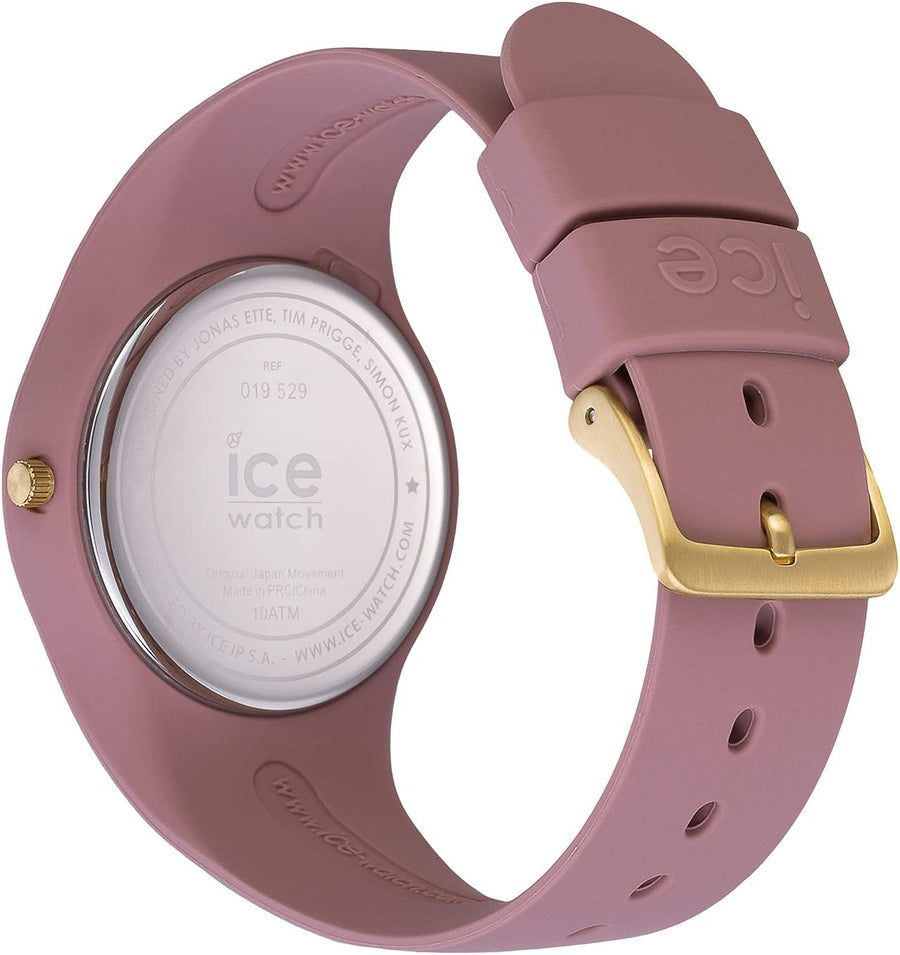 Ice-Watch - ICE glam brushed Fall rose - Montre rose pour femme avec bracelet en silicone