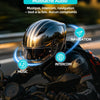 BLAISE V6 Plus Intercom Moto Bluetooth, Système de Communication Casque, 2 Voies pour 2 Motards & Jusqu’à 6 Appairés, Portée 1000 m, Bluetooth 5.3, Réduction de Bruit, Partage de Musique,Unique Pack