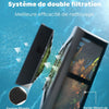 Robot de Piscine Fond et Parois, Ligne d'eau, Double Filtre, Robot Piscine sans Fil, 7 Modes de Nettoyage, 180 Min d'Autonomie, Puissant Aspirateur pour Piscines jusqu'à 150 m² VERT ou BLEU