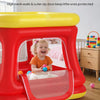 Maison gonflable 3 en 1 pour tout-petits de 1 à 3 ans, piscine à balles et trampoline, maison gonflable avec filet de sécurité, intérieur et extérieur, aire de jeux pour bébé