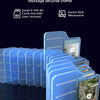 Camera Surveillance 2K WiFi Exterieure sans Fil, Batterie et Panneau Solaire 3W Intégrés, Vision Nocturne Couleur Starlight, Détection PIR, Audio Bidirectionnel