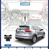 Dashcam Rétroviseur 1080P Avant et Arrière, Écran 9,7 Pouces Caméra Embarquée pour Enregistrer les Trajets, Renforcer la Visibilité et Faciliter les Manœuvres Quotidiennes en Voiture