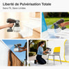 Pistolet a Peinture, Compatible avec Batteries Makita 18V (Batterie Non Incluse), Pistolet Peinture Électrique avec Moteur sans Balais, Réservoir Latéral 1300 ML, pour Peinture Murale