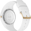 Ice-Watch - ICE blue White porcelain - Montre blanche pour femme avec bracelet en silicone