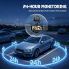 Caméra embarquée 5 canaux 1080P Avant arrière intérieur, écran IPS 3,16" | Dashcam Voiture 360 Degrés, surveillance de stationnement 24 heures, capteur G, enregistrement en boucle, installation facile