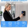 Pointeuse Horaire Personnel pour Petites Entreprises avec Clé USB Pointeuse Biométrique à Empreinte Digitale et Mot de Passe Jusquà 1000 Utilisateurs et 12 Langues, Sans WiFi, 0 Frais Mensuel