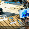 Station d'accueil double moniteur, double station d'accueil USB-C 4K @ 60Hz avec PD Pass-Through 125 W, Ethernet 2,5 G, 2 × USB-A 10 Gbps, lecteur de carte SD/Micro SD 312 Mo/s